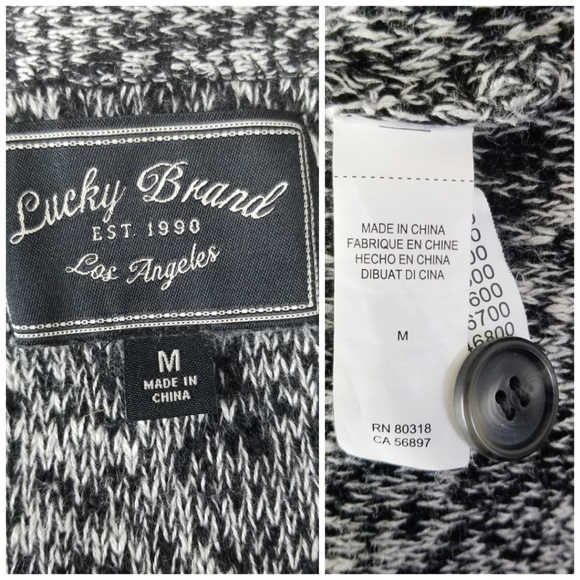 Lucky Brand Marled 3rd Piece Sweater Cardigan - Picture 8 of 8